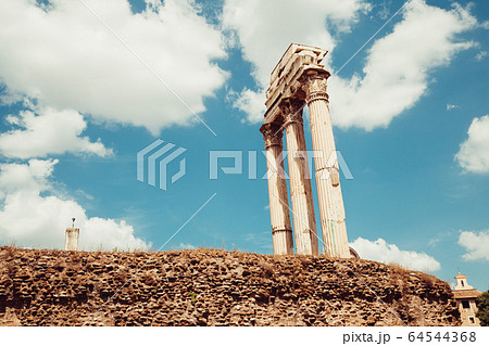 Ancient Roman Forums in Rome, Italy 64544368