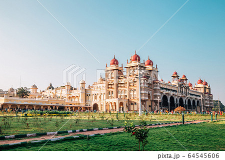 Mysore Palace historical architecture in Mysore, India 64545606