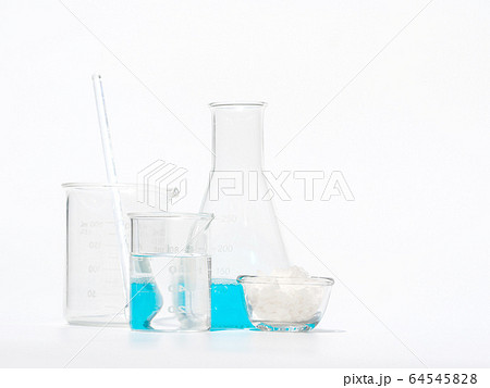 Close up inorganic chemical on white laboratory 64545828