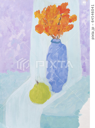 Children still life paintings shot Children still life paintings shot 64546041