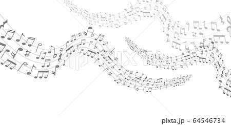 音符 楽譜 音楽 背景のイラスト素材