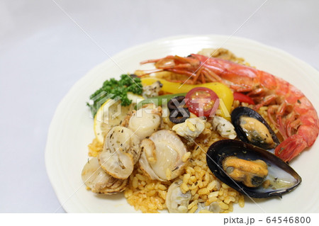 シーフードパエリア 64546800