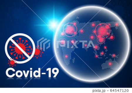 Coronavirus Disease Global Infection and Pandemic Sickness, Covid-19 Coronavirus World Spread for Medical Banner Background Coronavirus Disease Global Infection and Pandemic Sickness, Covid-19 Coronavirus World Spread for Medical Banner Background 64547120