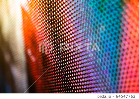 CloseUp LED blurred screen. LED soft focus 64547762