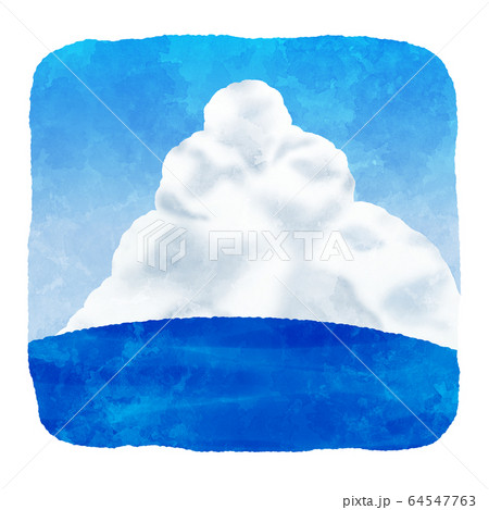 海と入道雲　アイコン 64547763