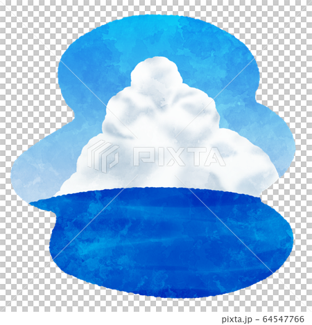 海和虹膜雲圖標 64547766