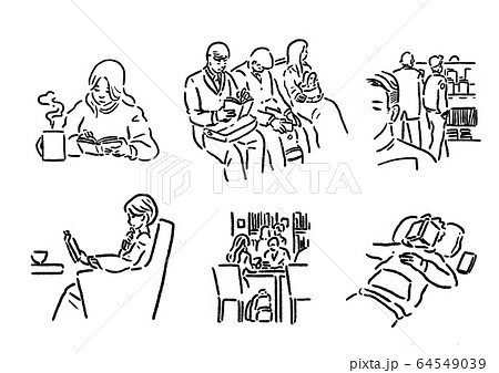 本のある風景 64549039