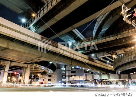 夜の阿波座ジャンクション 64549425