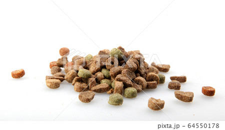 Food for dogs and cats isolated on white Food for dogs and cats isolated on white 64550178