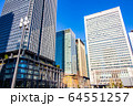 東京の高層ビル群 64551257