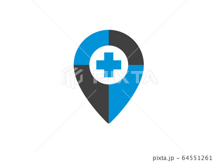 Location icon vector. Pin sign, Navigation map, GPS, direction, place, compass, contact, search concept. Flat style for graphic design, logo, Web, UI, mobile app 64551261