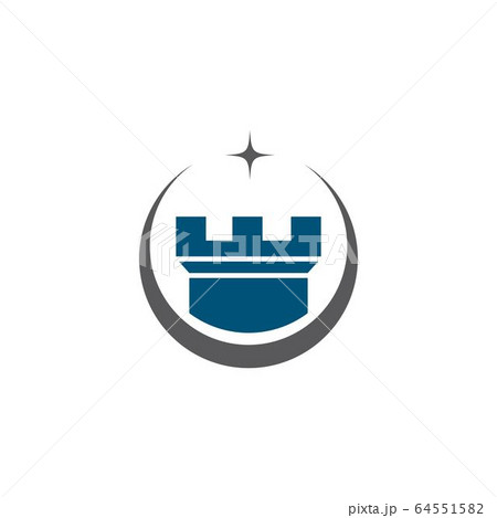 Castle vector illustration icon 64551582