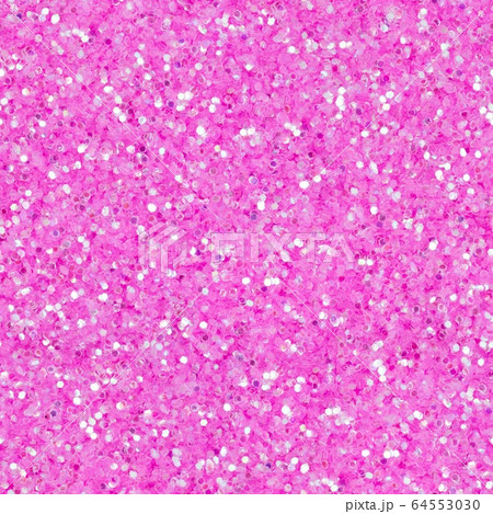 Bright contrast pink glitter, sparkle confetti texture. Christmas abstract background, seamless pattern. 64553030
