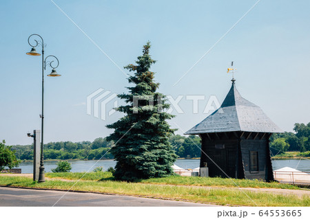 Vistula Riverside park in Torun, Poland 64553665