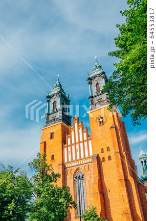 Poznan cathedral at Ostrow Tumski in Poland Poznan cathedral at Ostrow Tumski in Poland 64553817
