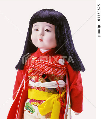 ご縁がありますように…市松人形　日本人形　ポーズ人形　和人形　着物人形　いちまつにんぎょう　和服