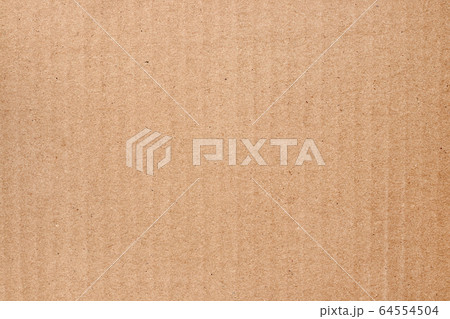 Brown cardboard sheet abstract background, texture of recycle paper box in old vintage pattern for design art work. 64554504
