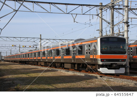 日中の東所沢電車区にて 64555647