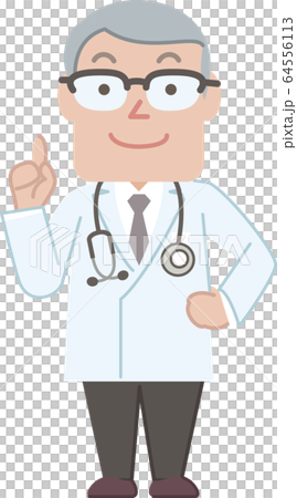 右腕を上げる医者 右腕を上げる医者 64556113