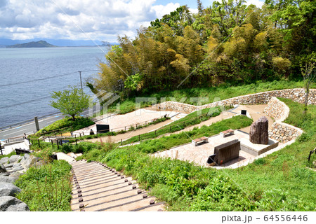 金印公園　福岡市志賀島　歴史ロマン　博多湾　能古島　玄界灘　 64556446