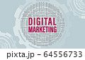 Digital Marketing Word Cloud, Vector creative 64556733