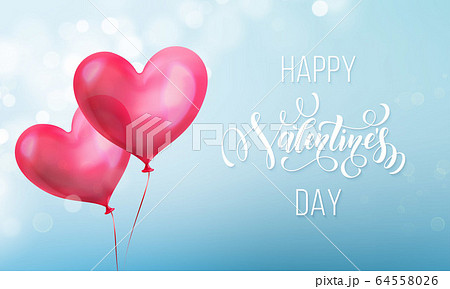 Valentines day calligraphy lettering text on Valentines day calligraphy lettering text on 64558026