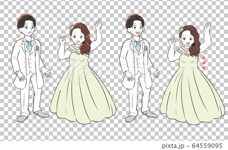 Groom who is worried about seeing a fat bride 64559095