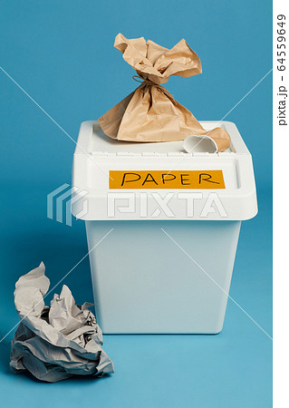 Plastic Bin for Paper Waste Plastic Bin for Paper Waste 64559649