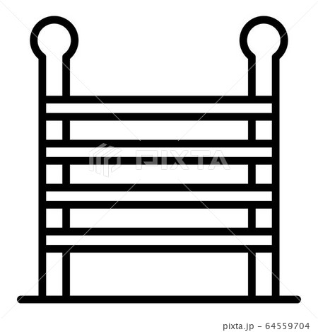 Wood ladder icon, outline style 64559704