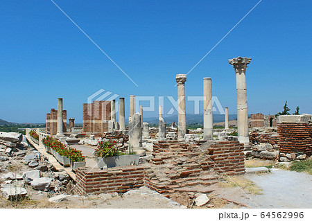 Ruins of st. Johns Basilica at Ayasuluk Hill in Selcuk, Turkey Ruins of st. Johns Basilica at Ayasuluk Hill in Selcuk, Turkey 64562996