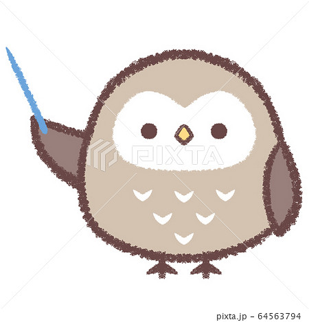 フクロウ案内棒 フクロウ案内棒 64563794