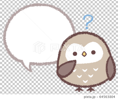 Owl balloon balloon line drawing Hatena Owl balloon balloon line drawing Hatena 64563804