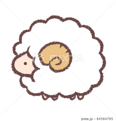 ヒツジのイラスト素材