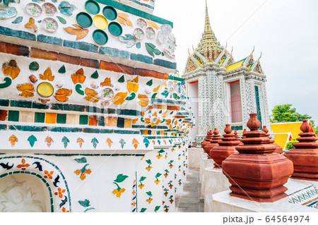 Wat Arun temple in Bangkok, Thailand 64564974
