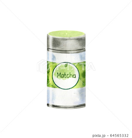 Pot with matcha tea Pot with matcha tea 64565332