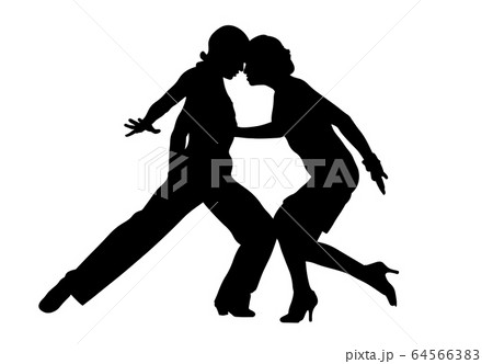 ballroom dancing black silhouette ballroom dancing black silhouette 64566383
