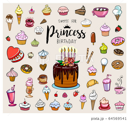 Sweets for Princess Birthday 64569541