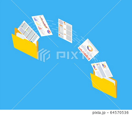 Files transfer. Documents management. 64570536