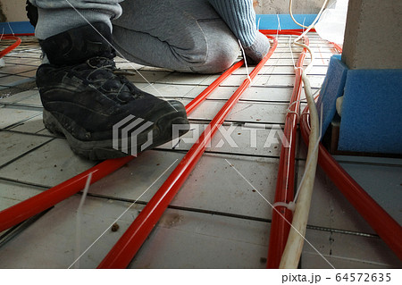 Piping installation of the heating system, the Piping installation of the heating system, the 64572635
