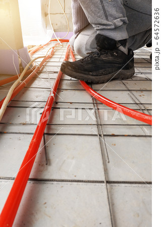 Piping installation of the heating system, the Piping installation of the heating system, the 64572636