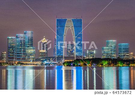 View of the Gate to the East and city skyline View of the Gate to the East and city skyline 64573672