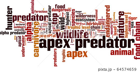 Apex Predator Word Cloudのイラスト素材