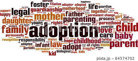 Adoption word cloud 64574702