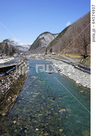 河川工事が進む安家川 河川工事が進む安家川 64574937