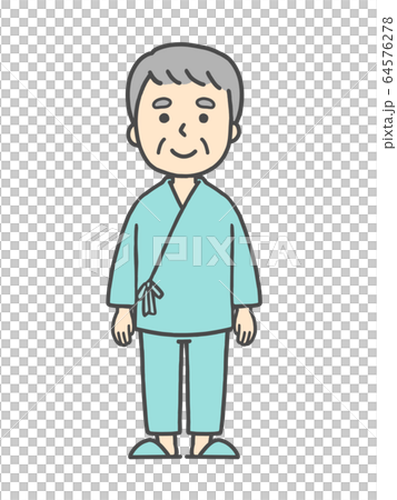 高齢男性患者 64576278