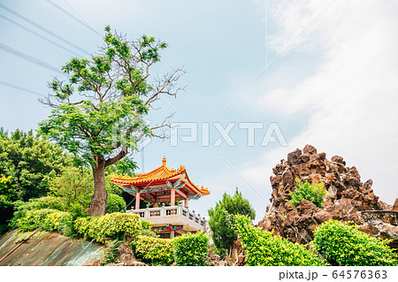 Guandu Temple, Chinese traditional pavilion in Taipei, Taiwan 64576363