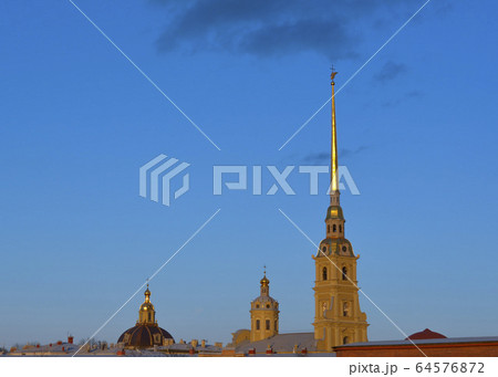 Sunset sky in Saint Petersburg Sunset sky in Saint Petersburg 64576872