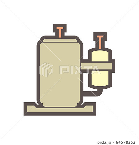 Air conditioner and air compressor part vector 64578252