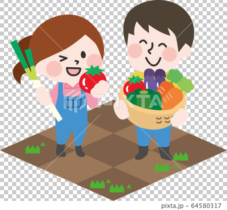 二頭身_農作業AB01 二頭身_農作業AB01 64580317