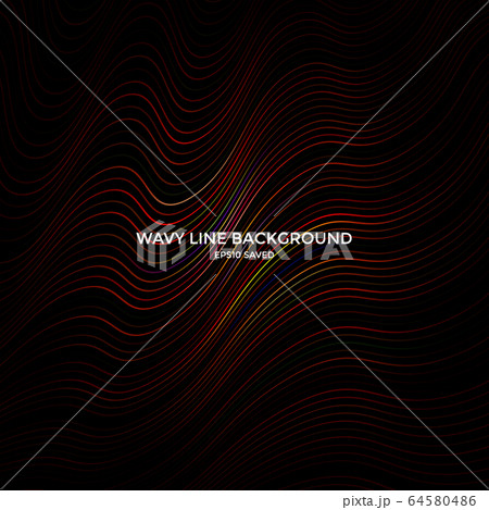 抽象 ライン パターン 64580486